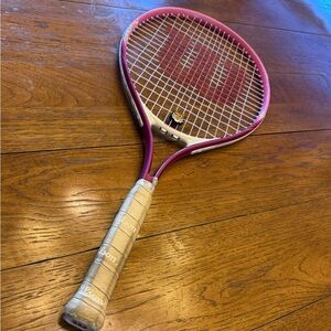 Girls Wilson Blush Optimum Performance 25in Tennis racket with Tennis bag